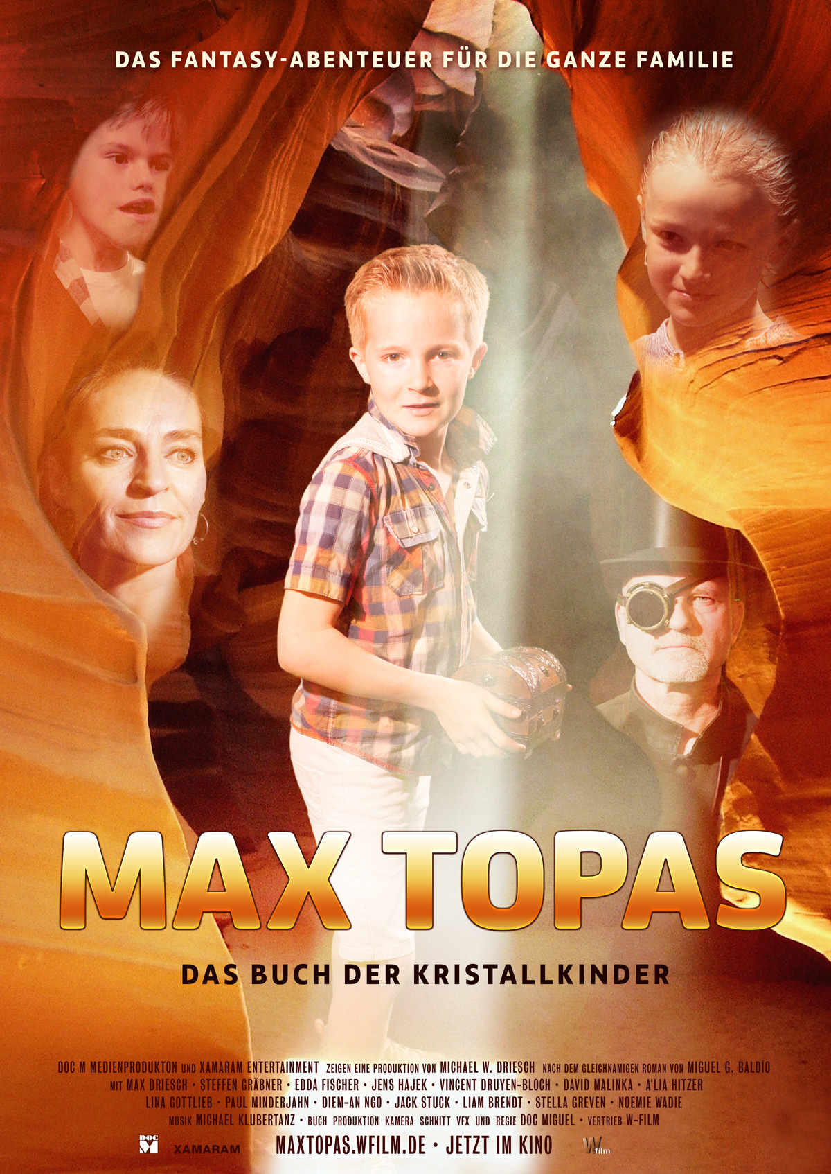 Max Topas - Das Buch der Kristallkinder (2017) постер